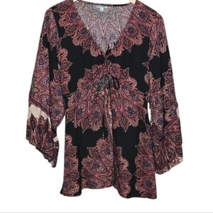 Nostalgia Paisley Boho Tunic